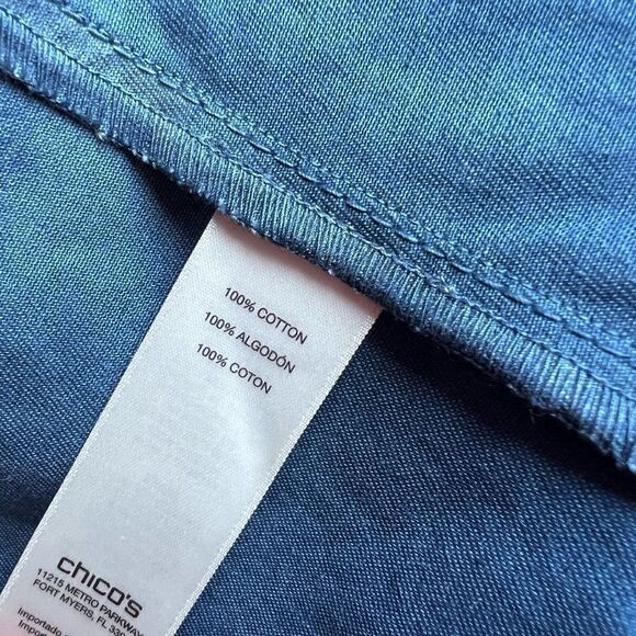 Chico’s Novelty Foiled Jacket - Picture 7 of 7